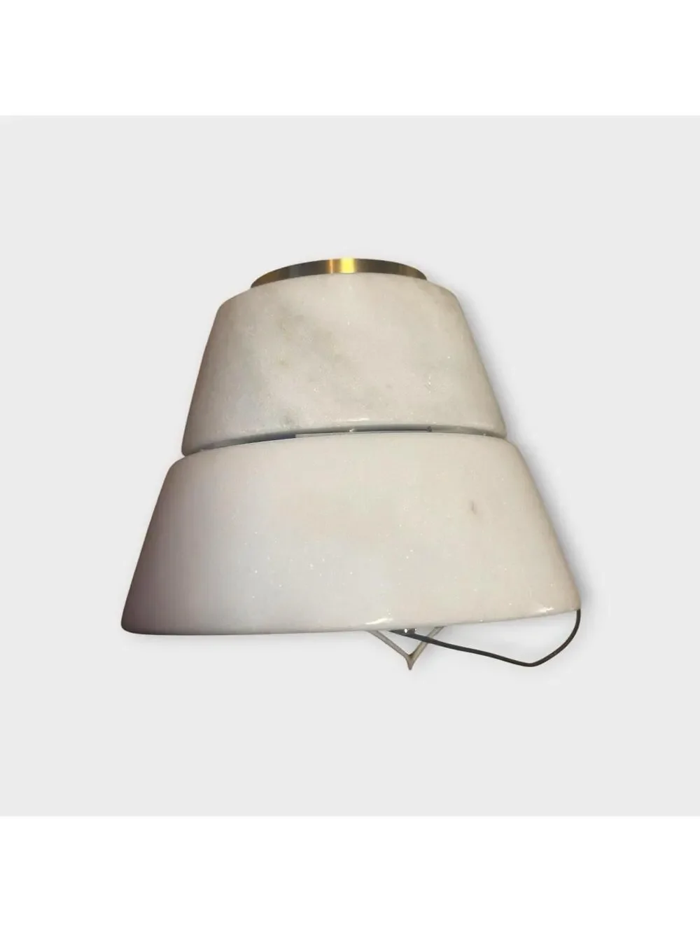 Mitzi Ariella Marble Wall Sconce Aged Brass Base Only H869501 Missing Glass